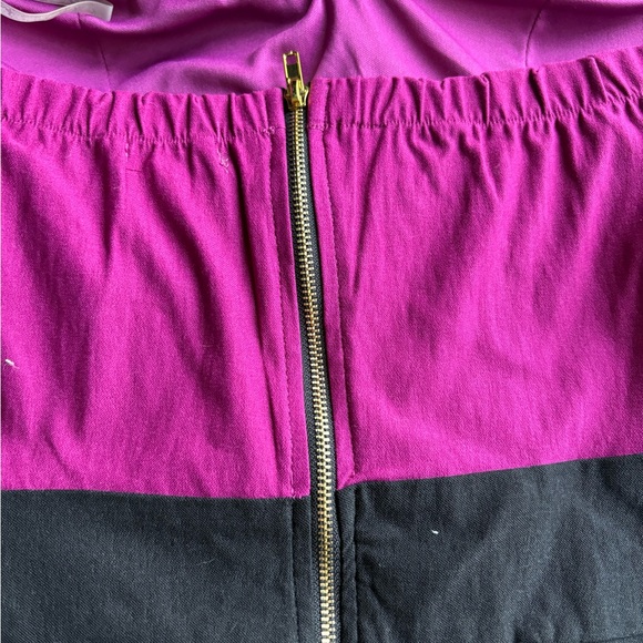 Body Central Pink Ruffled Strapless Sheath Dress - Picture 4 of 6